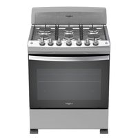 Estufa de Gas Al Piso 30" con 6 quemadores Gris