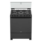 Estufa a gas al piso con Xpert Flamma 30" Negra